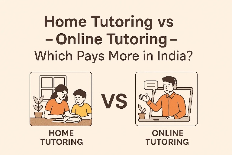 Home Tutoring vs Online Tutoring – Which Pays More in India