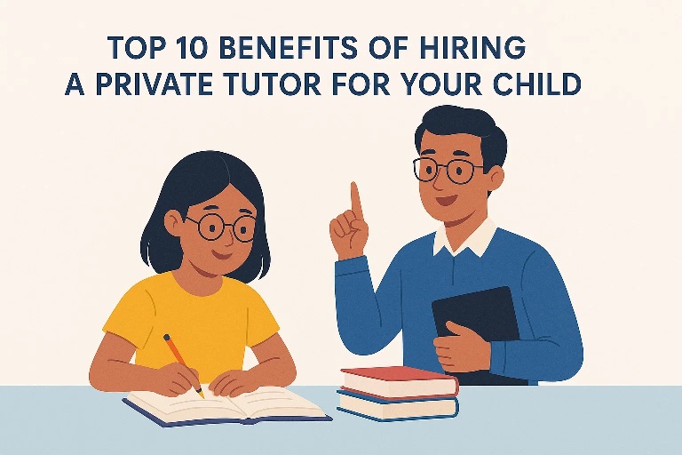 Top 10 benefits of hiring a private tutor for your child