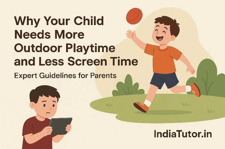 Why Your Child Needs More Outdoor Playtime and Less Screen Time