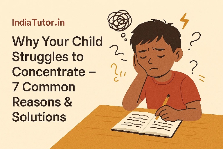 Why Your Child Struggles to Concentrate – 7 Common Reasons & Solutions
