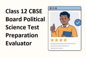 Class 12 CBSE Board Political Science Test Preparation Evaluator