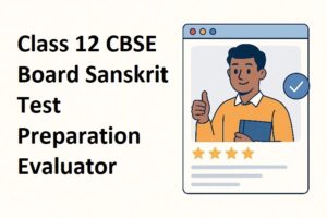 Class 12 CBSE Board Sanskrit Test Preparation Evaluator