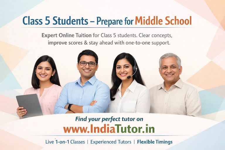 Online Tuition for Class 5 Students