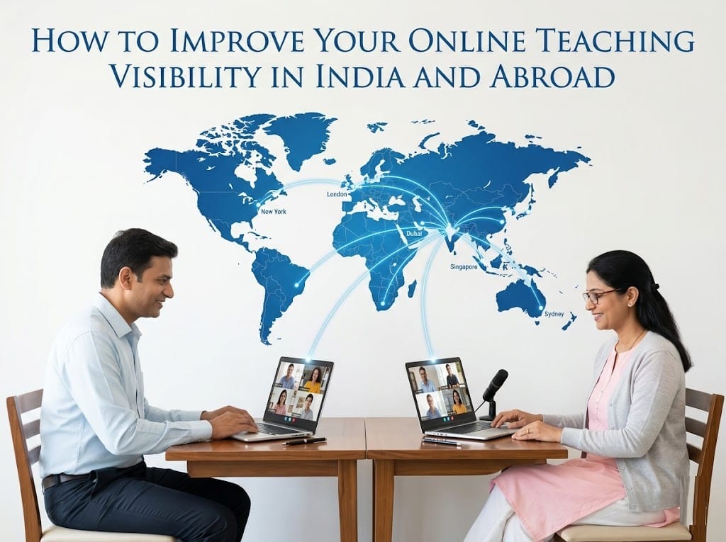 How to Improve Your Online Teaching Visibility in India and Abroad