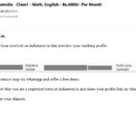 Tutor Wanted Query Australia
