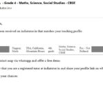Tutor Wanted Query USA